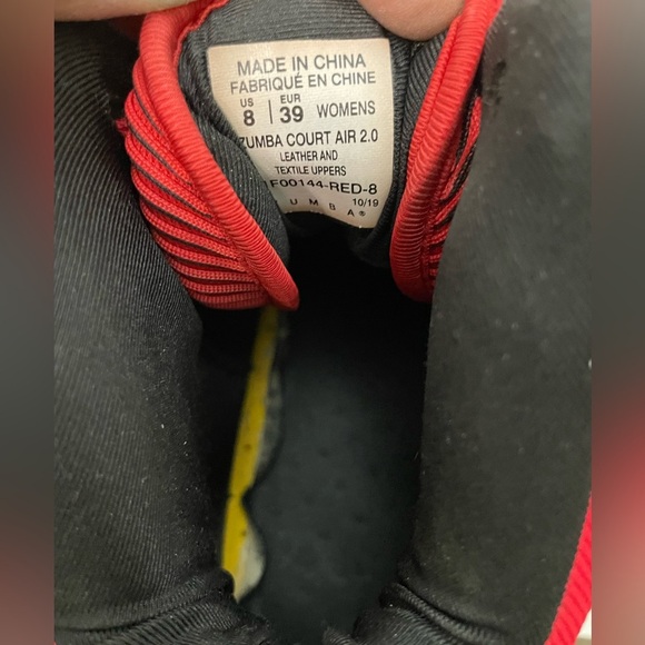 Zumba Court Air 2.0 Leather Shoes - Size 8 - Picture 5 of 9